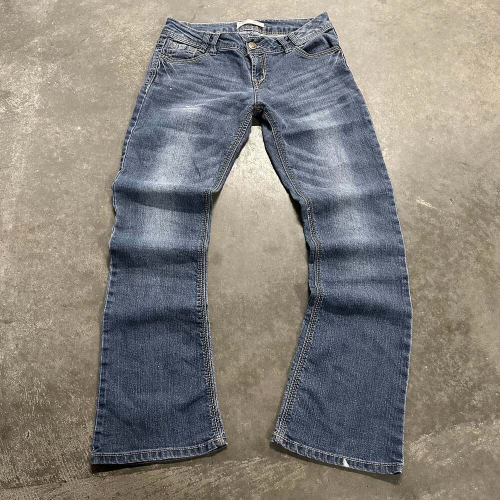 No Boundaries Y2K Faded Low Rise Bootcut Y2K Stretch Jeans Size 11